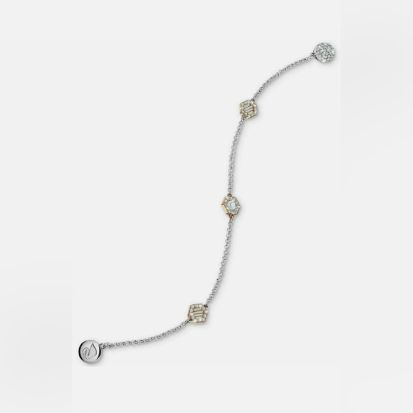 Swarovski Rose Gold Hexagon Remix Collection Bracelet Brand New - Picture 4 of 6